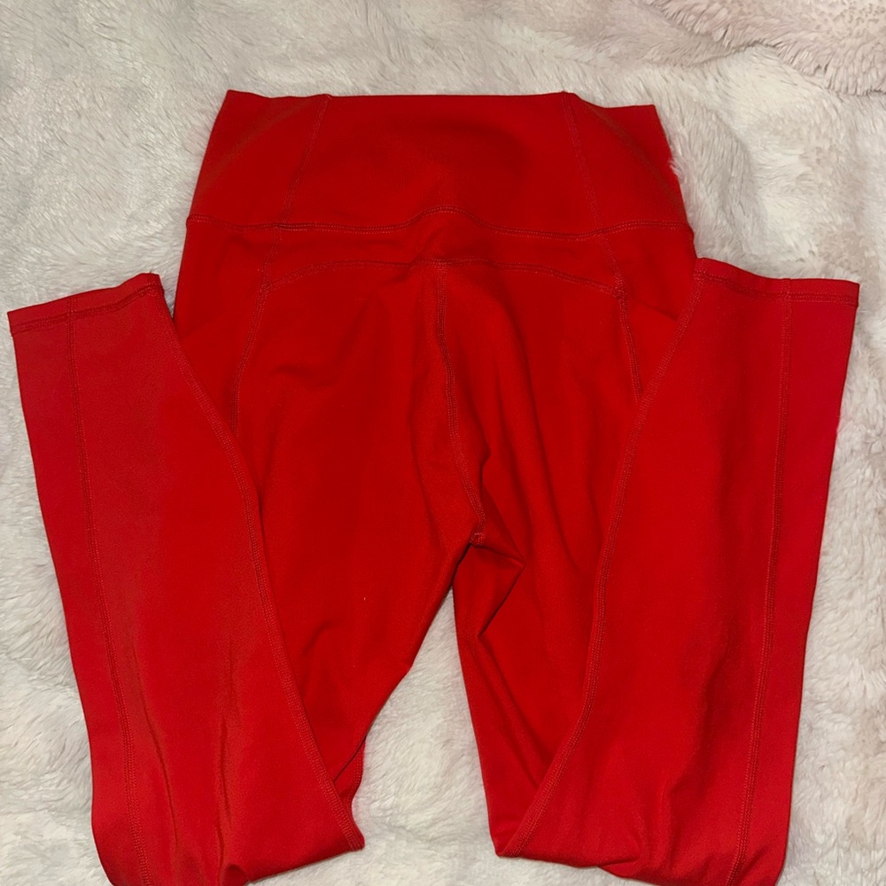 Fabletics Red Leggings - Picture 2 of 3